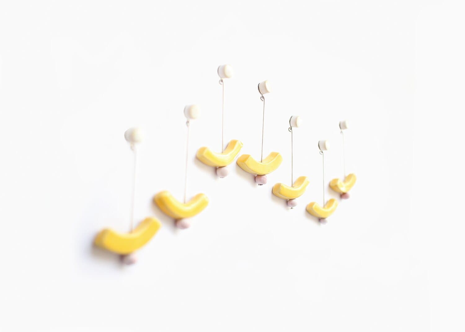 Oreka pendientes amarillo · vista 2