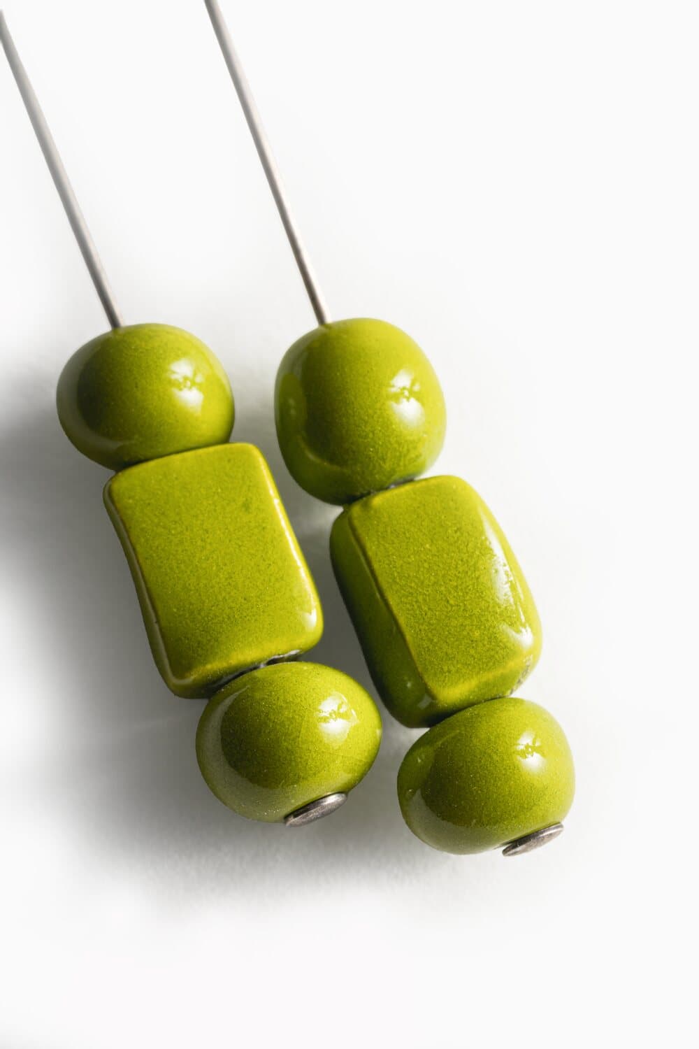 Oreka pendientes verde · vista 4