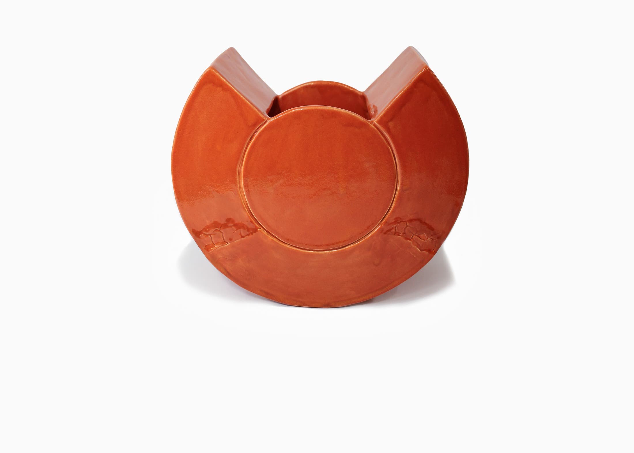 Deda jarrón naranja mediano
