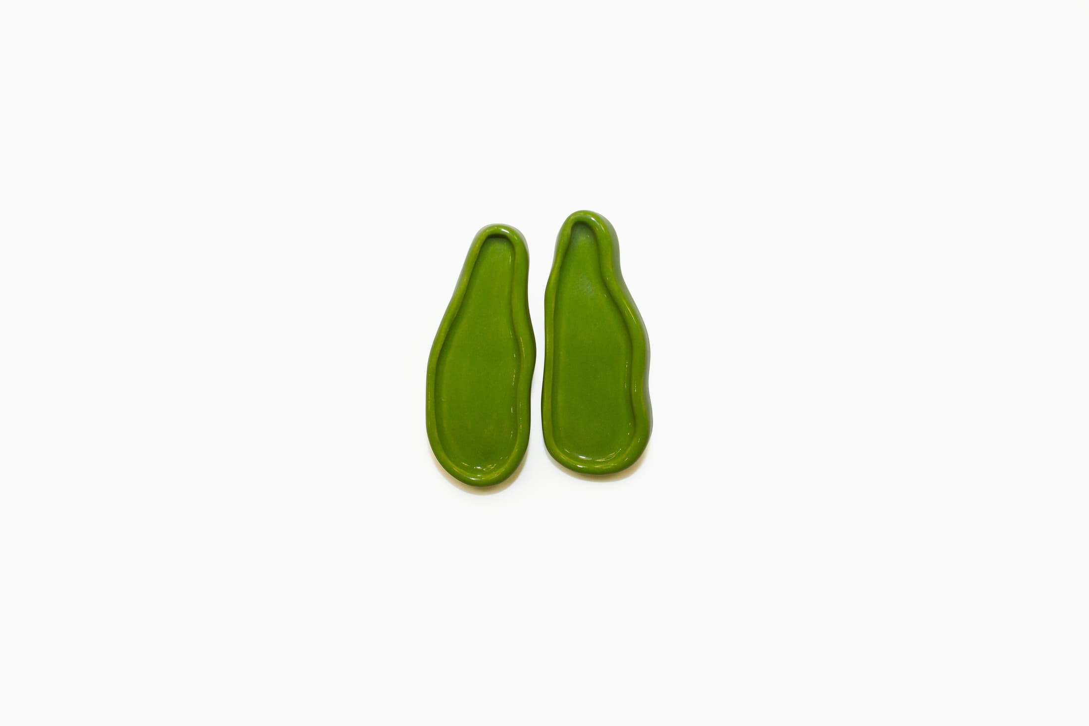 Grubé pendiente verde oliva