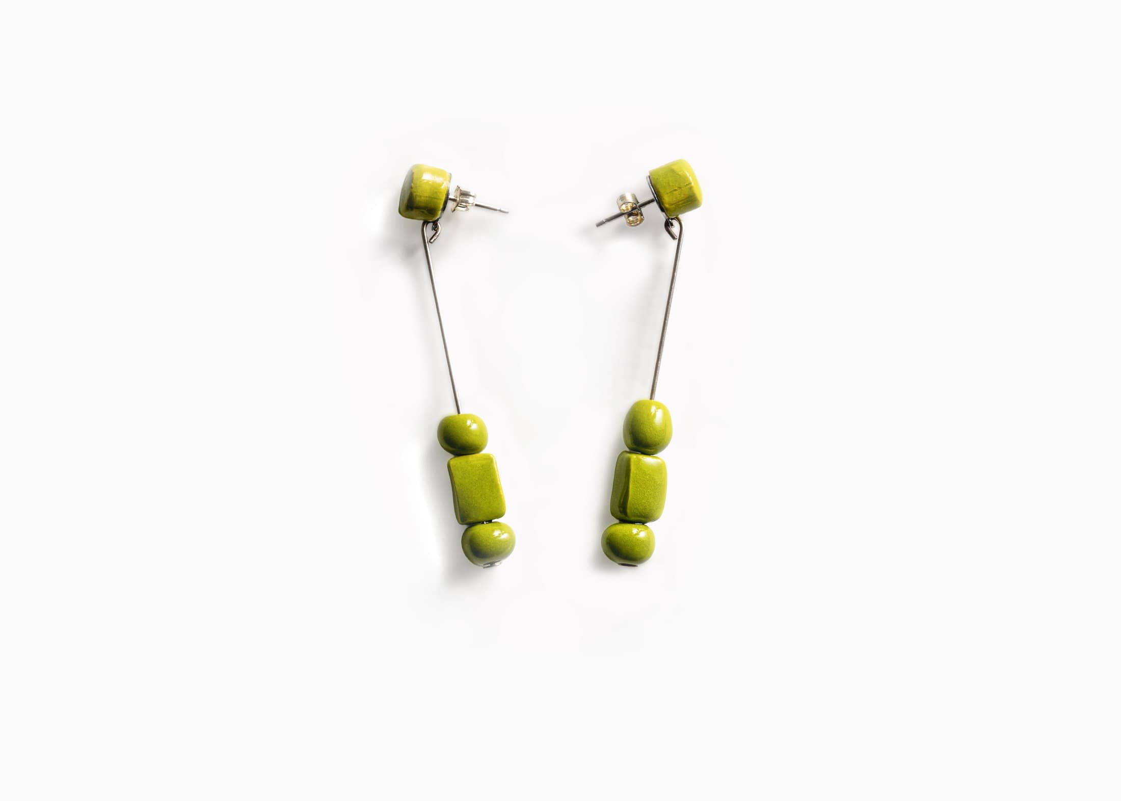 Oreka pendientes verde