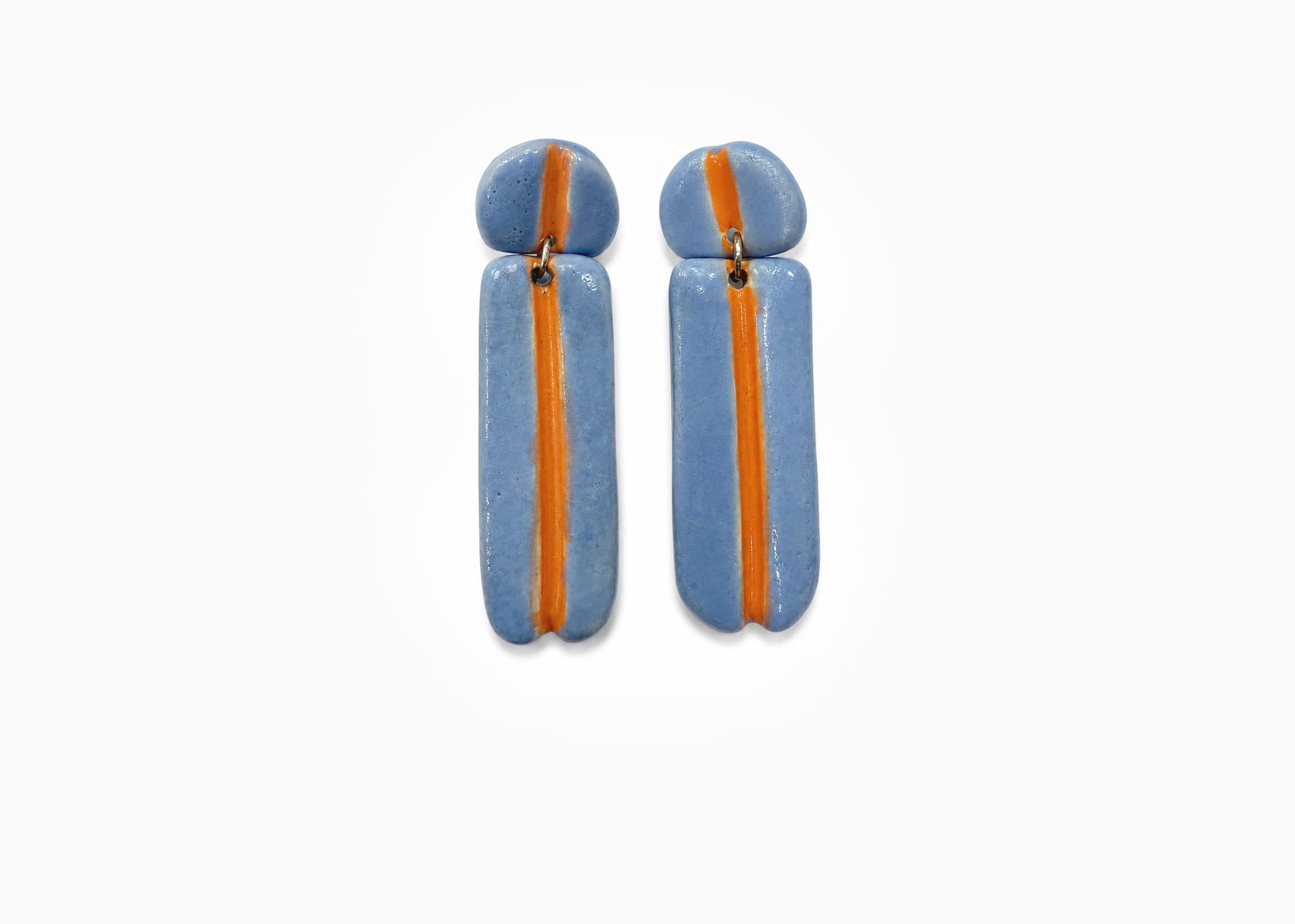 Tenshi pendientes rayas
